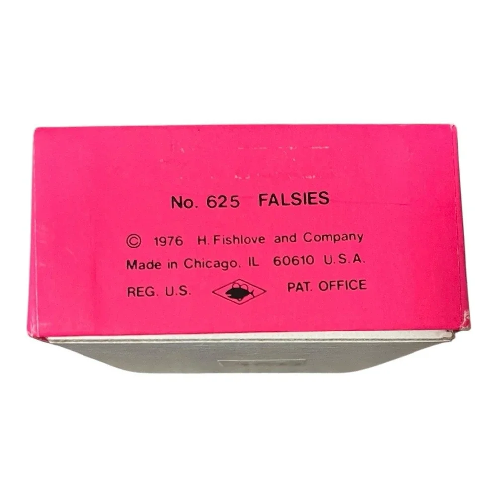 VTG 1976 No. 625 Falsies For That Glamour Look Gag Gift Fake Dentures Box Pin Up